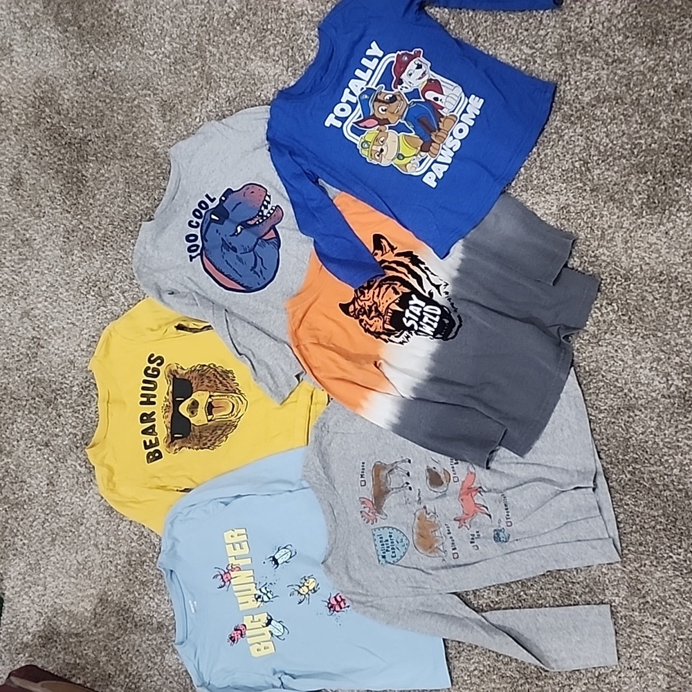 6 LS shirts